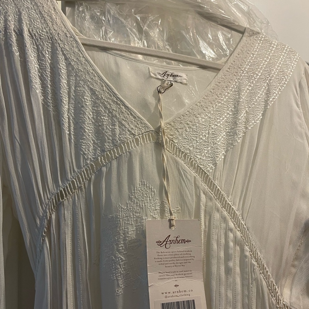 Arnhem gorgeous White sheer Elle Maxi Dress